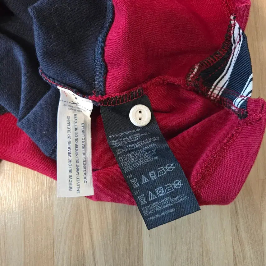 [BUNJANG] Rugby Shirt / 95) 타미힐피거 스트라이프 럭비 셔츠 카라티