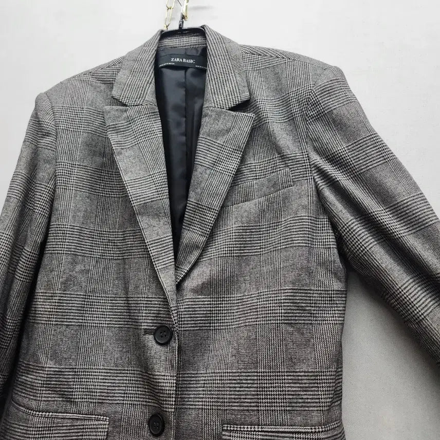 [BUNJANG] ZARA Check Blazer XS(M) / 자라 ZARA 체크 블레이저 XS(M)