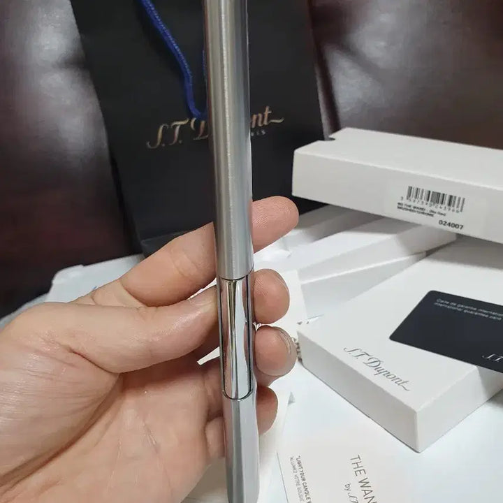 [BUNJANG] Dupont Turbo Brushed Chrome Lighter / [새상품,풀세트] 듀퐁라이터 신형 터보 브러쉬드 크롬 쌍불 터보 듀퐁