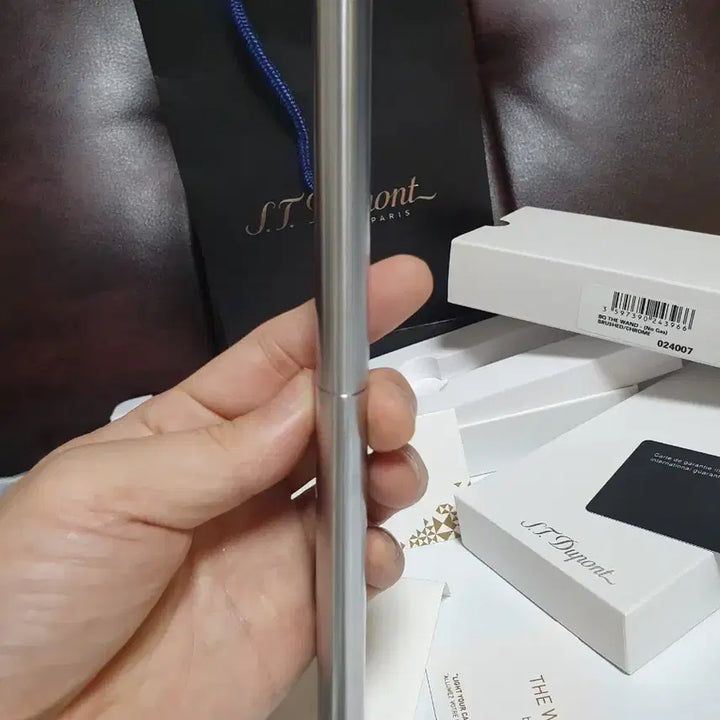 [BUNJANG] Dupont Turbo Brushed Chrome Lighter / [새상품,풀세트] 듀퐁라이터 신형 터보 브러쉬드 크롬 쌍불 터보 듀퐁