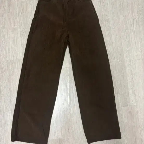 [BUNJANG] Corduroy Brown Pants / 코듀로이 브라운 팬츠