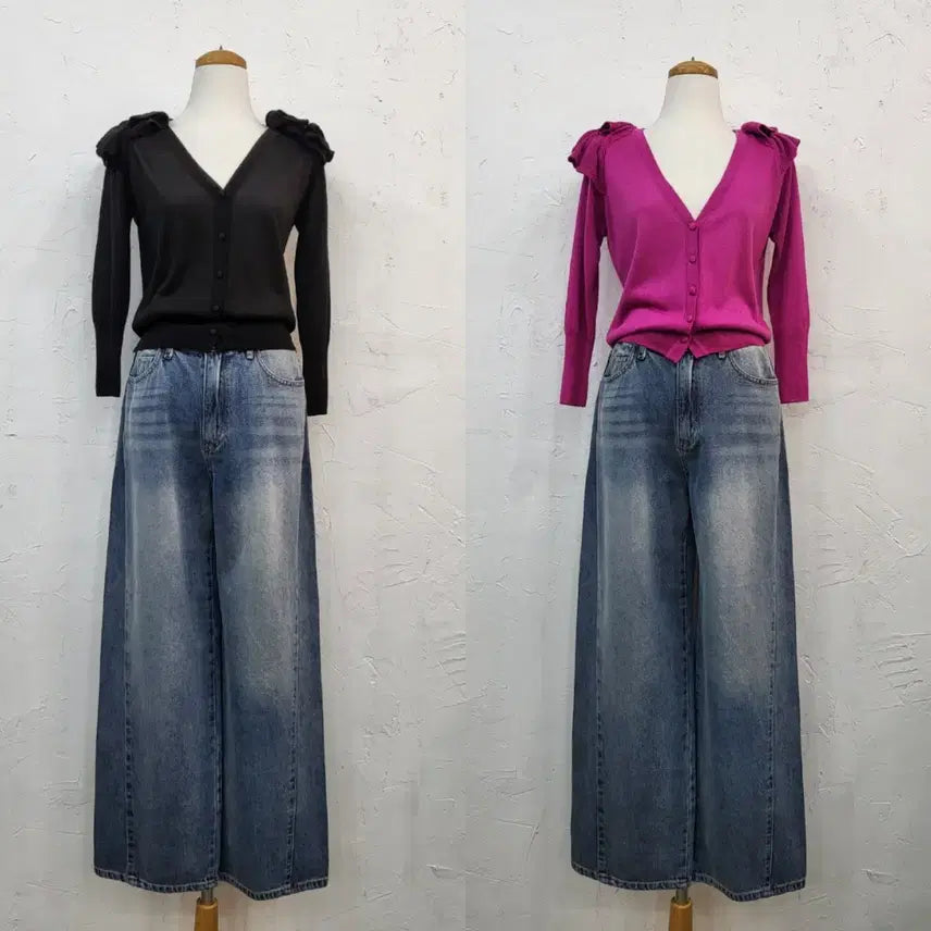 [BUNJANG] S Spring Frill Cardigan / 봄신상 프릴가디건 S