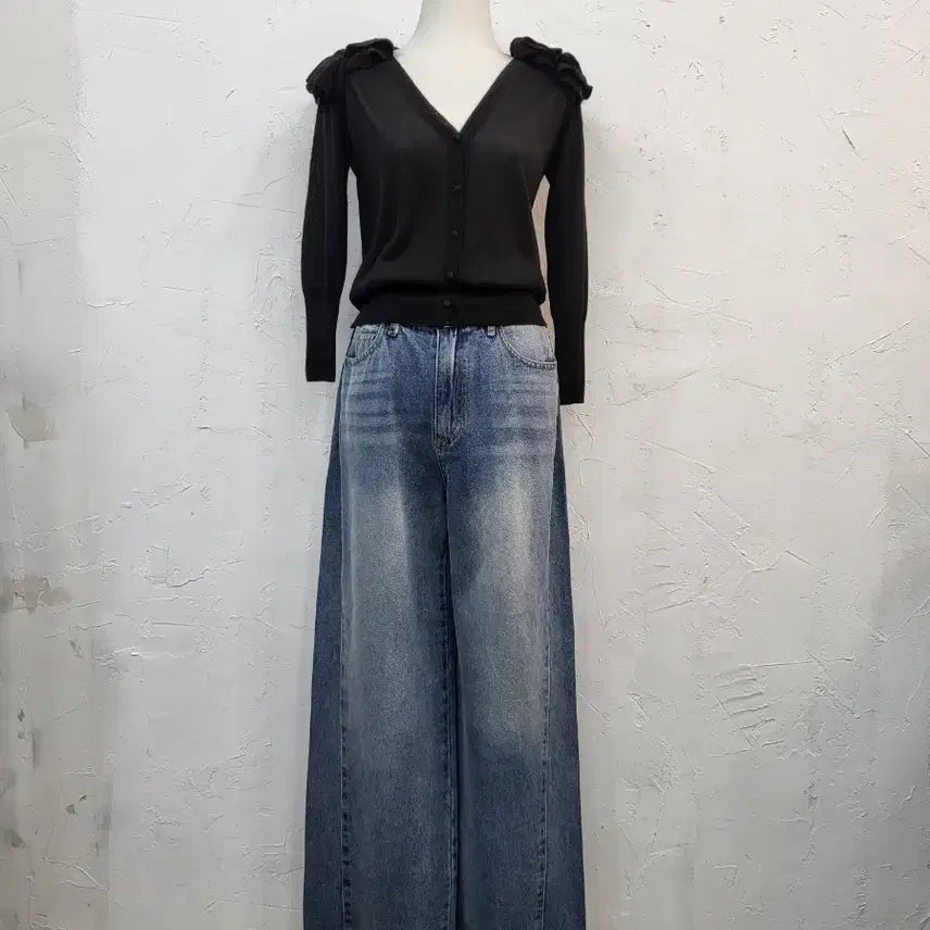 [BUNJANG] S Spring Frill Cardigan / 봄신상 프릴가디건 S