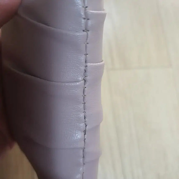 [BUNJANG] Women's Faux Leather Pink Wallet / 인조가죽 인디핑크색 여성 반지갑