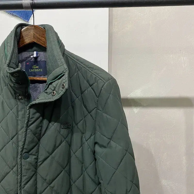 [BUNJANG] Lacoste Casual Classic Quilted Lightweight Padded Jacket / (95) 라코스테 캐주얼 클래식 퀼팅 경량패딩