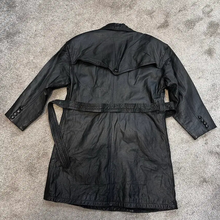 [BUNJANG] SONCEUR Daiya Trench Coat Jacket / SONCEUR Daiya 소가죽 트렌치 코트 자켓M-L