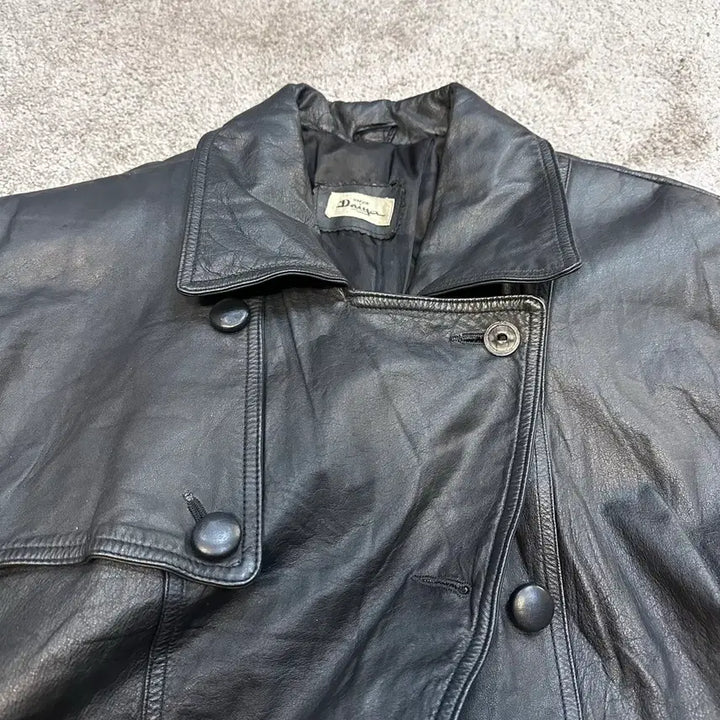 [BUNJANG] SONCEUR Daiya Trench Coat Jacket / SONCEUR Daiya 소가죽 트렌치 코트 자켓M-L