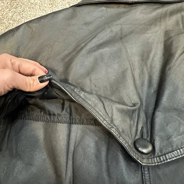 [BUNJANG] SONCEUR Daiya Trench Coat Jacket / SONCEUR Daiya 소가죽 트렌치 코트 자켓M-L