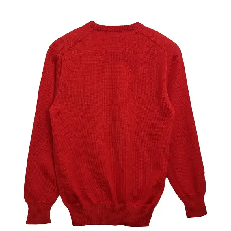 [BUNJANG] FILA Retro Red Knit / FILA 필라 레트로 레드 니트 [L] 울 100% 빈티지 레드 니트