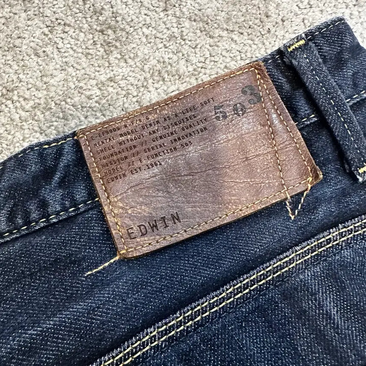 [BUNJANG] Edwin 503 Engineered Denim Pants (Size 34) / 에드윈503 이펑션 엔지니어드 데님 팬츠(34)