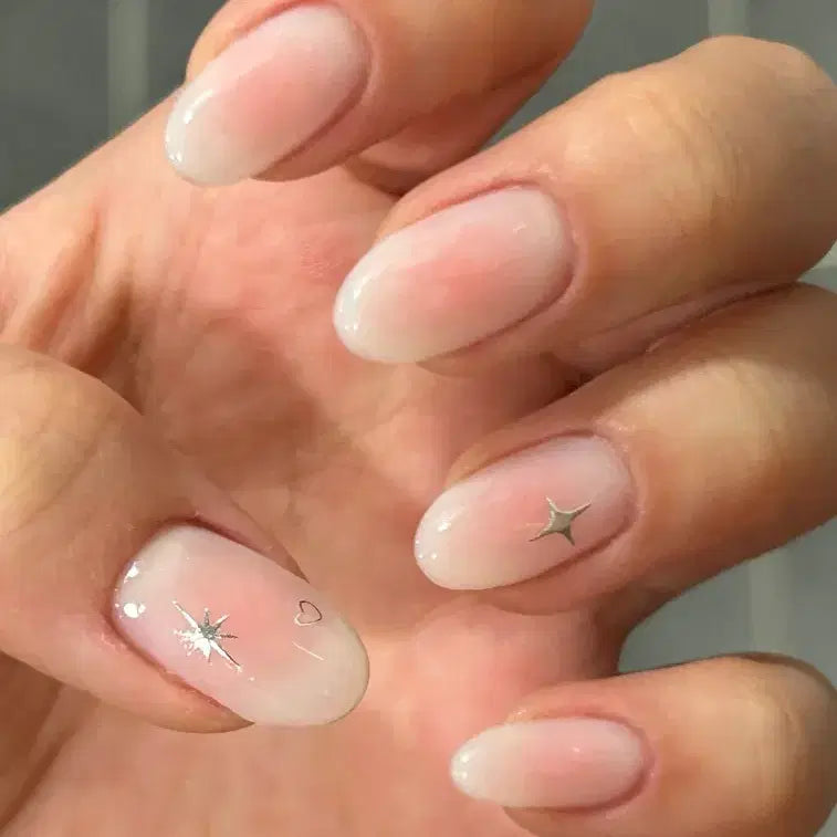[BUNJANG] Handmade Nail Tips / < 핑크 치크 네일 > 수제 네일팁 판매