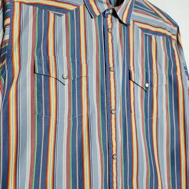 [BUNJANG] Polo Ralph Lauren Stripe Western Shirt (Boys) / XL 폴로 랄프로렌 스트라이프 웨스턴 셔츠 보이즈
