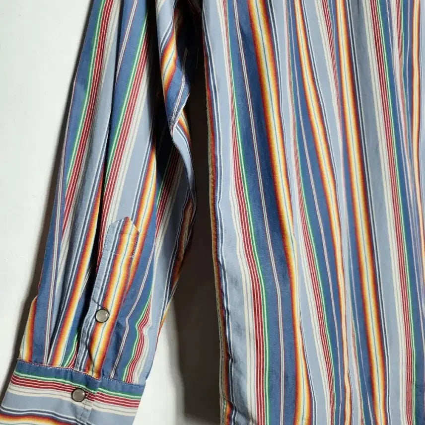 [BUNJANG] Polo Ralph Lauren Stripe Western Shirt (Boys) / XL 폴로 랄프로렌 스트라이프 웨스턴 셔츠 보이즈