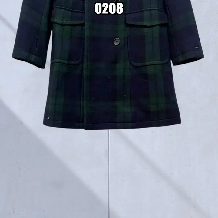 [BUNJANG] Tartan Check Coat / M 타미힐피거 발마칸 타탄 체크 코트