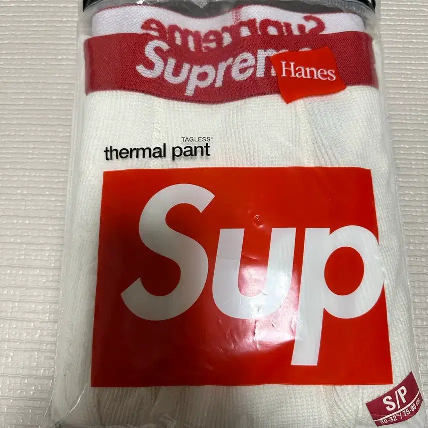 [BUNJANG] Supreme Hanes Thermal Pants / (미사용) 슈프림 헤인즈 써멀 팬츠 S