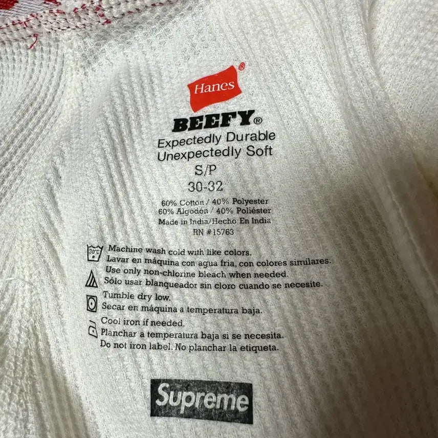 [BUNJANG] Supreme Hanes Thermal Pants / (미사용) 슈프림 헤인즈 써멀 팬츠 S