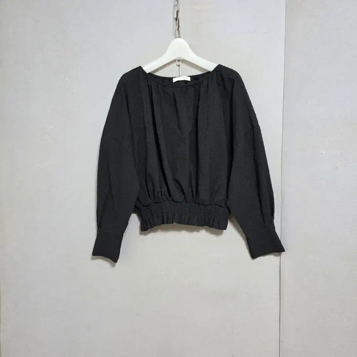 [BUNJANG] No Group or Member Specified / 지지미스타일소재 허리밴드 블라우스 F  n2062