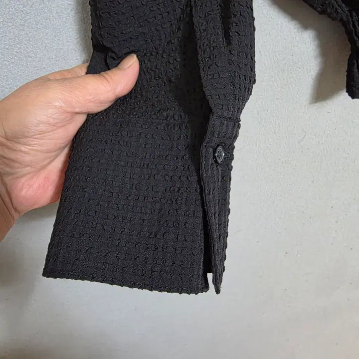 [BUNJANG] No Group or Member Specified / 지지미스타일소재 허리밴드 블라우스 F  n2062