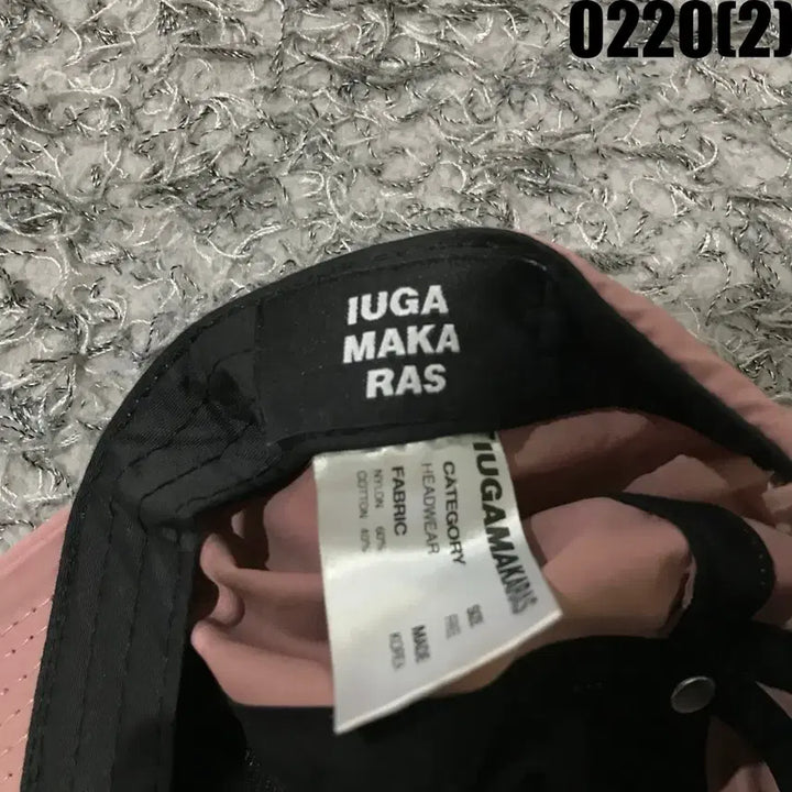 [BUNJANG] Juga Maka Ras Cap Pink / JUGA MAKA RAS 캡모자 핑크색