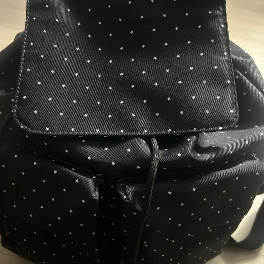 [BUNJANG] Wishcore Dot String Backpack / 에이블리 위시코어 별 도트 스트링 짐색 백팩 가방 보부상