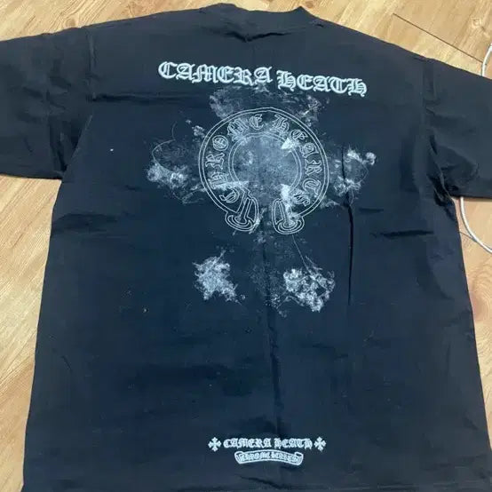 [BUNJANG] Chrome Hearts Black Printed T-shirt / 크롬하츠 블랙 반팔 티셔츠 프린팅