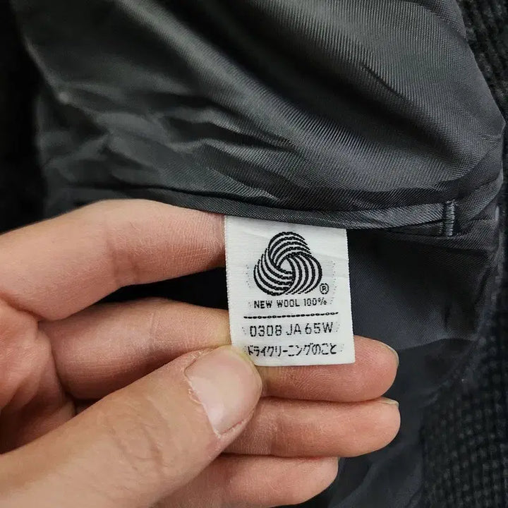 [BUNJANG] Vintage Casual Business Check Wool Jacket - Gray / 빈티지 캐주얼 비즈니스 잔체크 울100 자켓 그레이