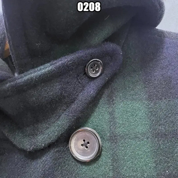 [BUNJANG] M Tommy Hilfiger Tartan Check Coat / M 타미힐피거 발마칸 타탄 체크 코트