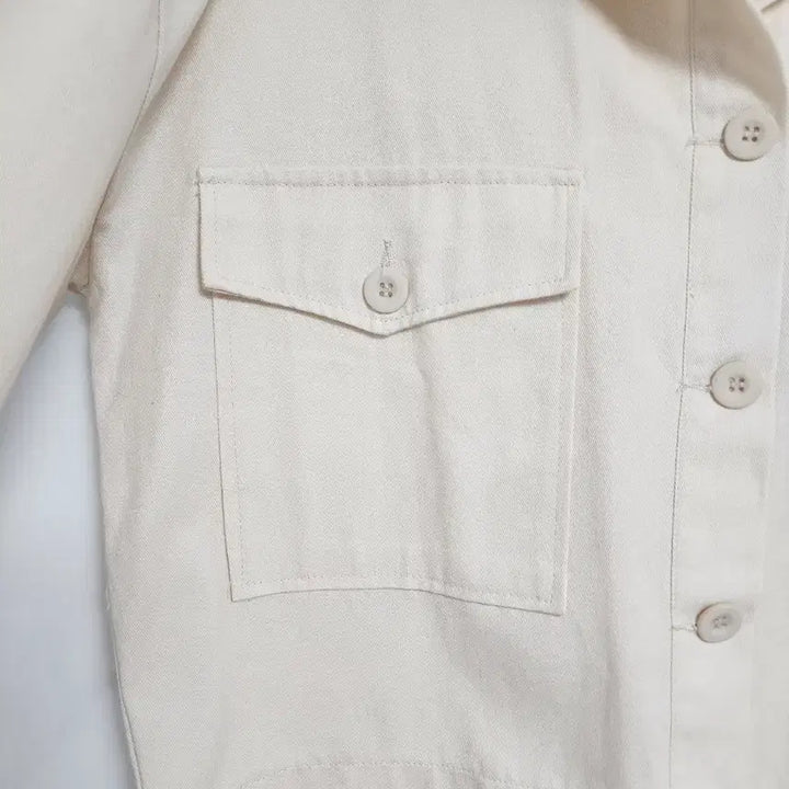 [BUNJANG] Ivory Crop Jacket / 아이보리 크롭 자켓