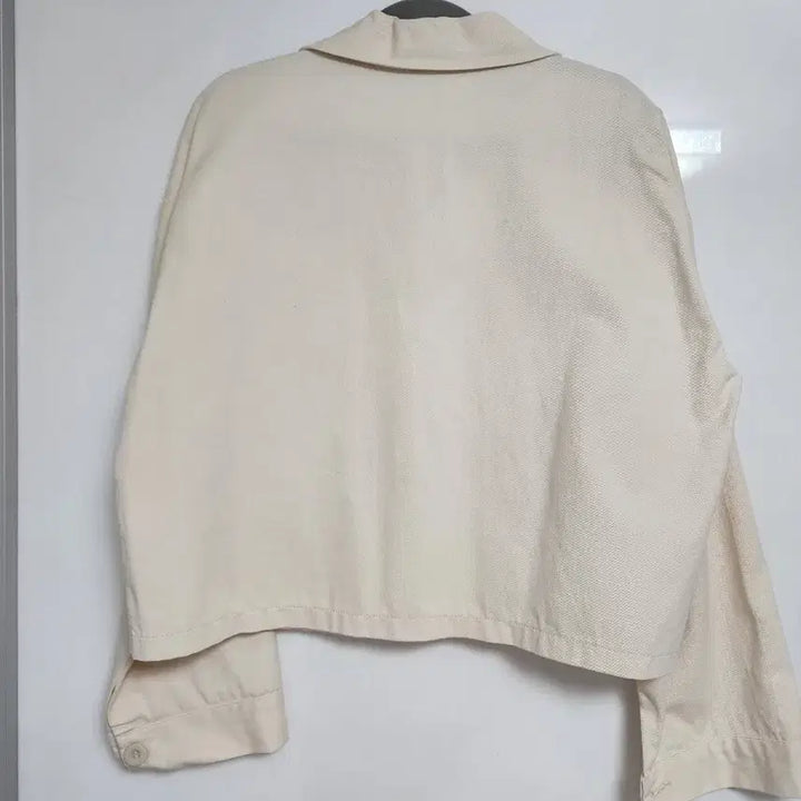 [BUNJANG] Ivory Crop Jacket / 아이보리 크롭 자켓