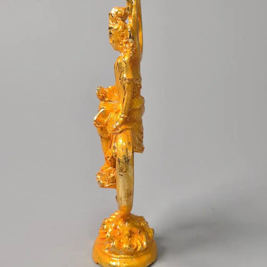 [BUNJANG] Gilt Bronze Maitreya Buddha Statue / 금동 유희좌 보살 좌상 불상