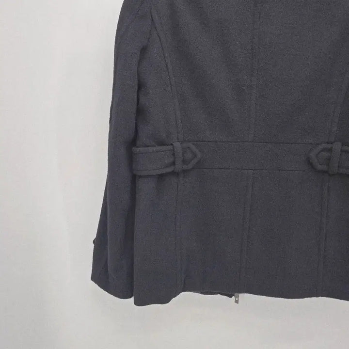 [BUNJANG] Military Style Wool Coat / 블랙 밀리터리 스타일 모직 코트