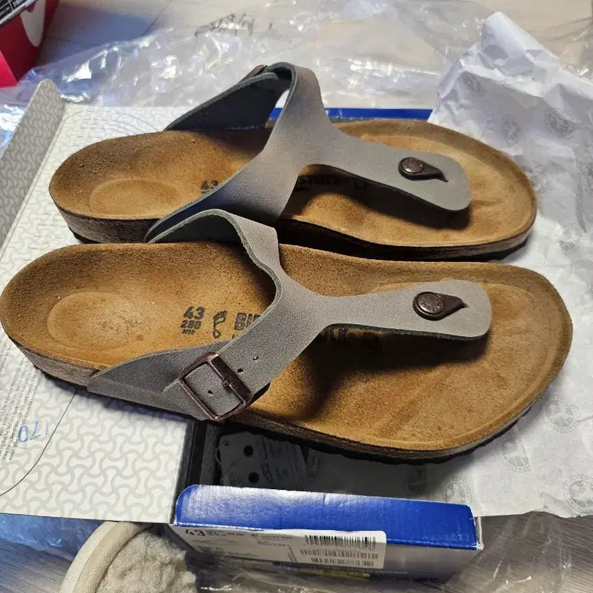 [BUNJANG] Birkenstock Gizeh BS Sandals / 버켄스탁 Gizeh BS 스톤 43사이즈