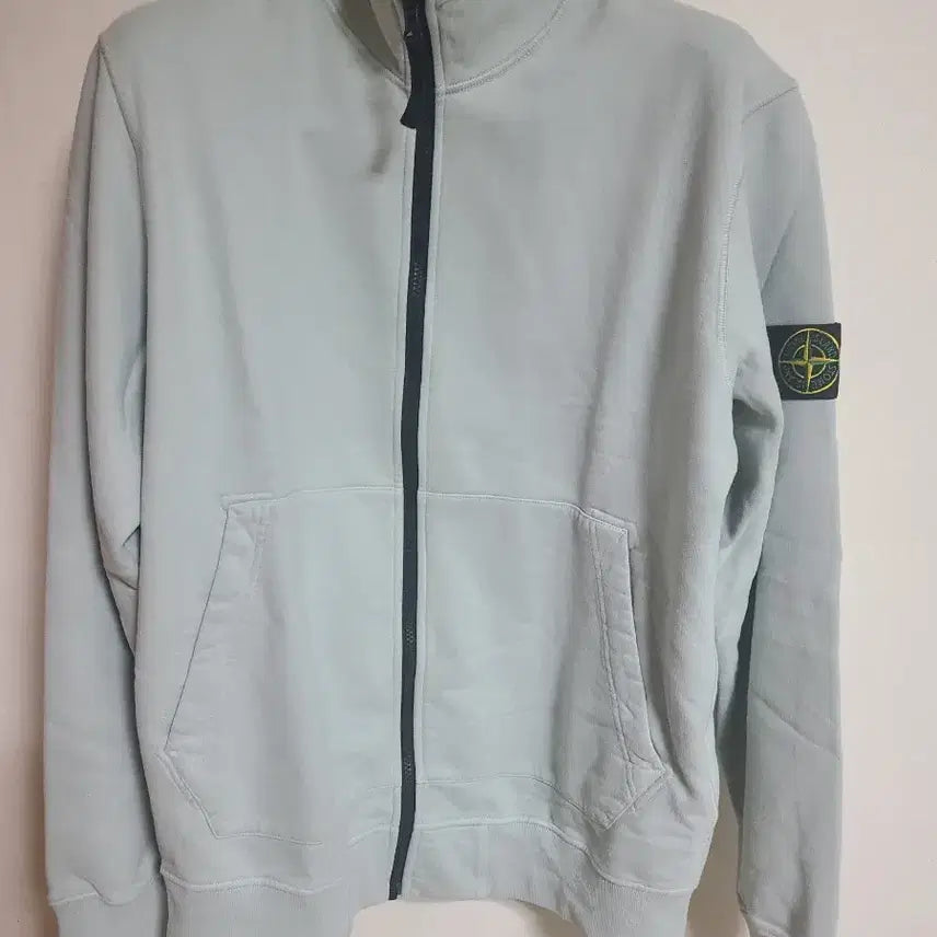 [BUNJANG] Stone Island Garment Dyed Full Zip Jacket / 스톤아일랜드 가먼트다잉 풀집업 자켓