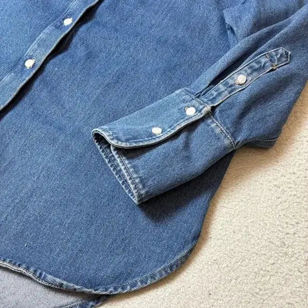 [BUNJANG] COS PN7925 Structured Denim Shirt / 코스 COS 스트럭처드 데님 셔츠 PN7925