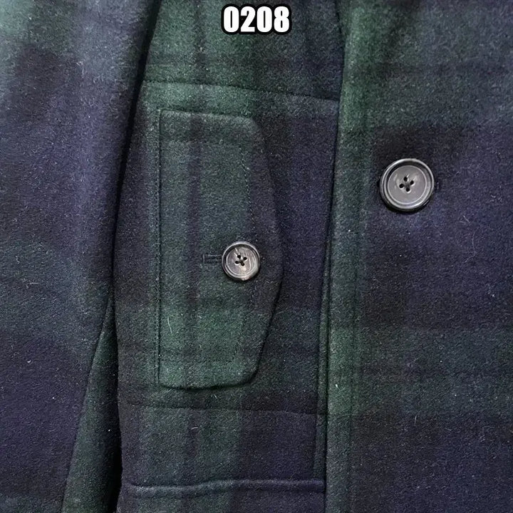 [BUNJANG] Tartan Check Coat / M 타미힐피거 발마칸 타탄 체크 코트