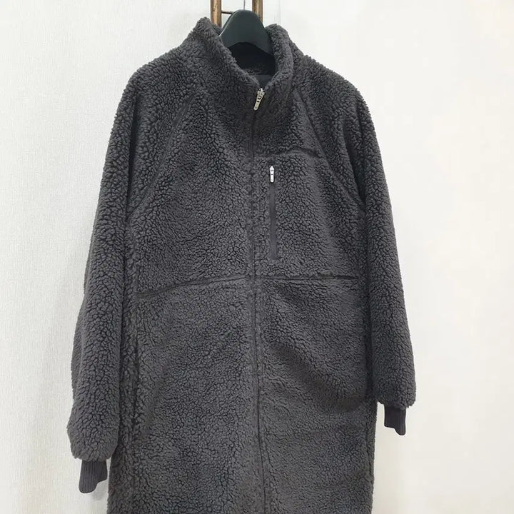 [BUNJANG] Andar Sustainable Sherpa Long Zip-up Coat / (kk69161)안다르 서스테이너블 쉐르파 롱 집업 코트 2
