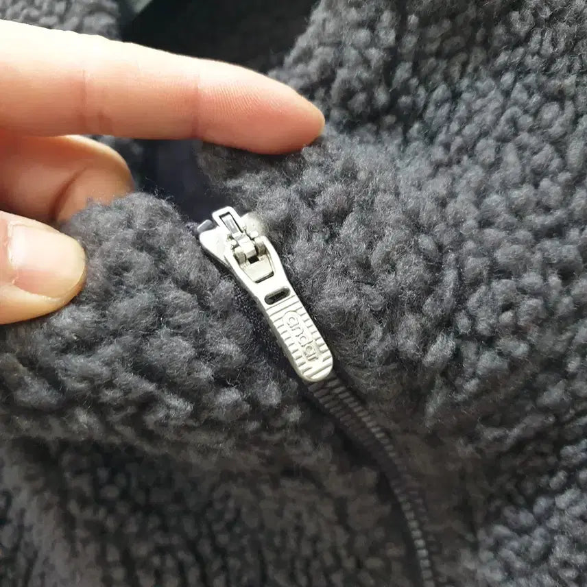 [BUNJANG] Andar Sustainable Sherpa Long Zip-up Coat / (kk69161)안다르 서스테이너블 쉐르파 롱 집업 코트 2