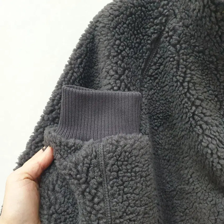 [BUNJANG] Andar Sustainable Sherpa Long Zip-up Coat / (kk69161)안다르 서스테이너블 쉐르파 롱 집업 코트 2