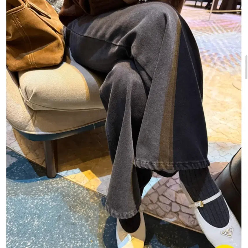 [BUNJANG] Degress Black Denim Pants / 디그리스 흑청 와이드 데님 팬츠