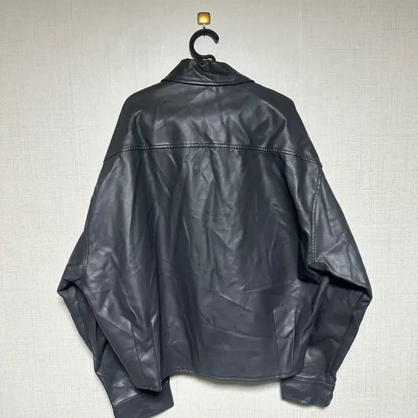 [BUNJANG] Leather Button Jacket / [초급처] 레더 버튼 자켓