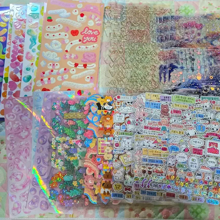 [BUNJANG] Bundle Set Decorative Stickers / 다꾸 스티커 일괄 판매