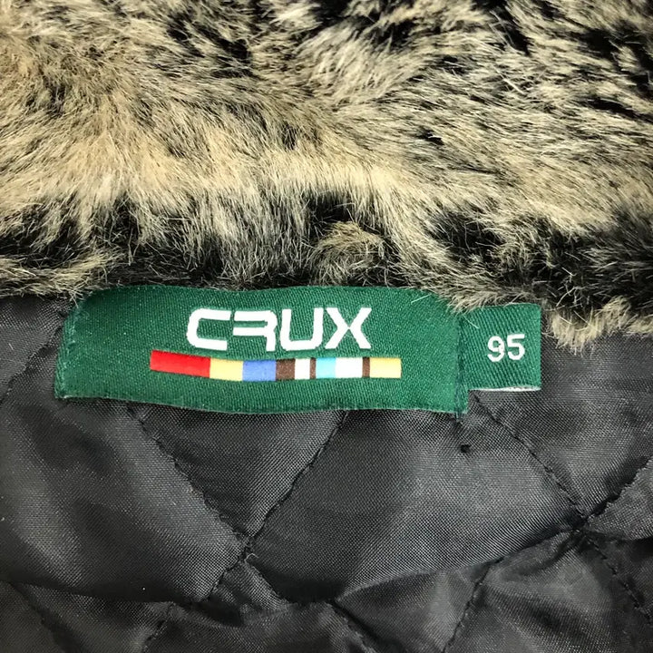 [BUNJANG] 95 CRUX Cowichan Fur High Neck Zip-Up Jacket / 95 CRUX 코위찬 퍼 하이넥 집업 자켓