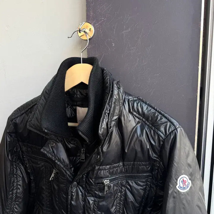 [BUNJANG] Moncler Goose Down Biker Layer Padded Jacket / 2/ 몽클레어 구스다운 바이커 레이어 패딩자켓