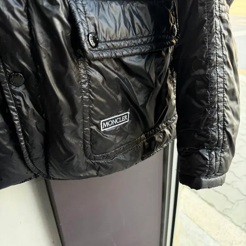 [BUNJANG] Moncler Goose Down Biker Layer Padded Jacket / 2/ 몽클레어 구스다운 바이커 레이어 패딩자켓