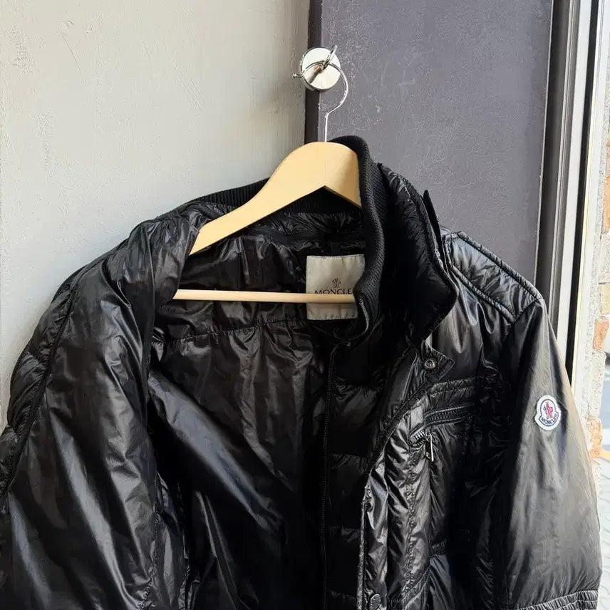 [BUNJANG] Moncler Goose Down Biker Layer Padded Jacket / 2/ 몽클레어 구스다운 바이커 레이어 패딩자켓