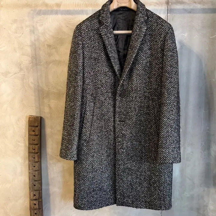 [BUNJANG] Wooyoungmi Herringbone Coat (Men's Size 95-100) / 우영미 헤링본 코트 남성95-100