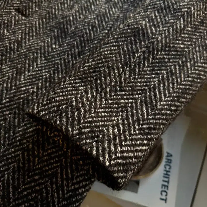 [BUNJANG] Wooyoungmi Herringbone Coat (Men's Size 95-100) / 우영미 헤링본 코트 남성95-100