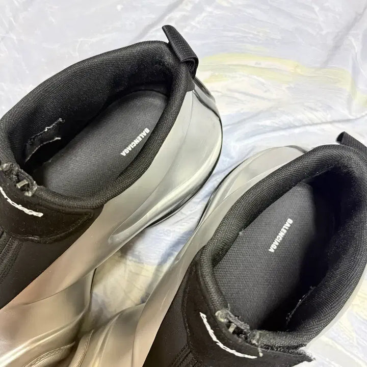 [BUNJANG] Basketball Sneakers Silver / [44] 발렌시아가 바스켓볼 스니커즈 실버