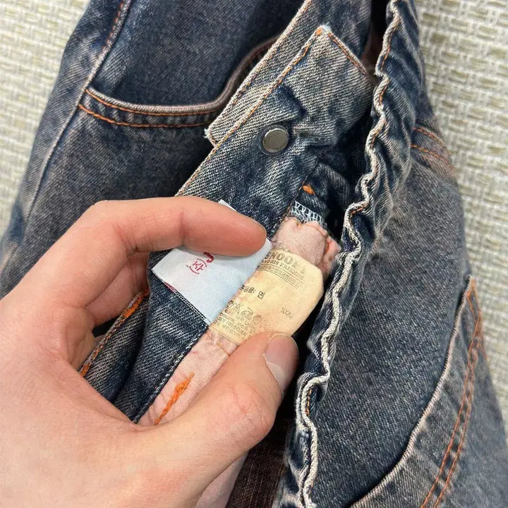 [SOLD OUT] 빈티지 스누피 청치마 데님 스커트 26인치 M12393