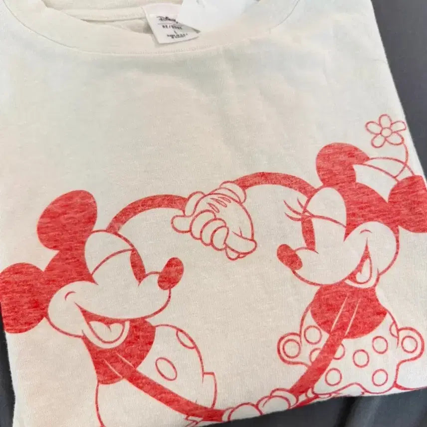 [BUNJANG] Redone Mickey & Minnie T-shirt (New) / Redone 리던 X Disney 티셔츠 새상품